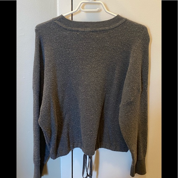 RD Style Grey Sweater w/ Elastic Waist - Picture 4 of 4
